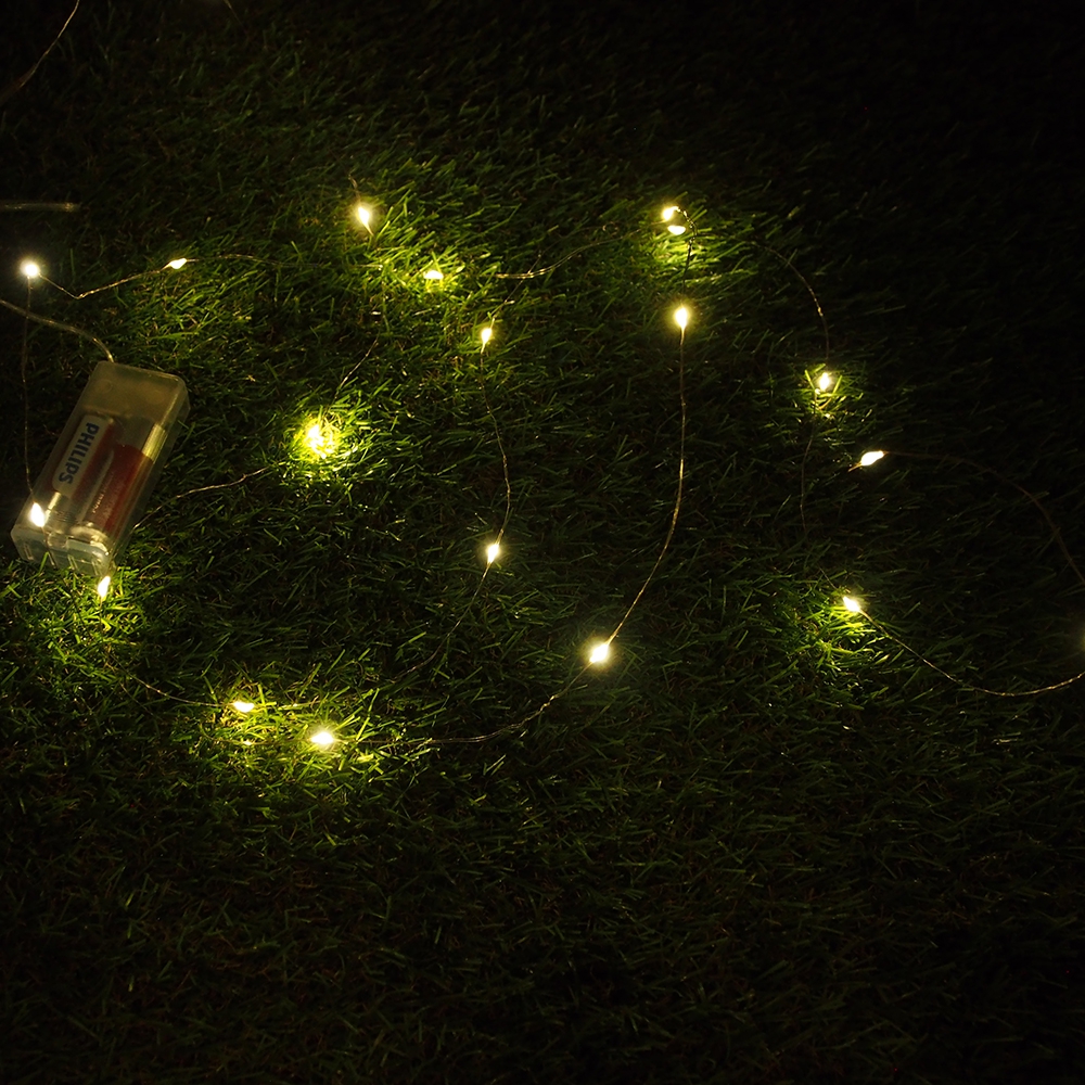 20 LED Girlianda, Šiltai balta - Image 5
