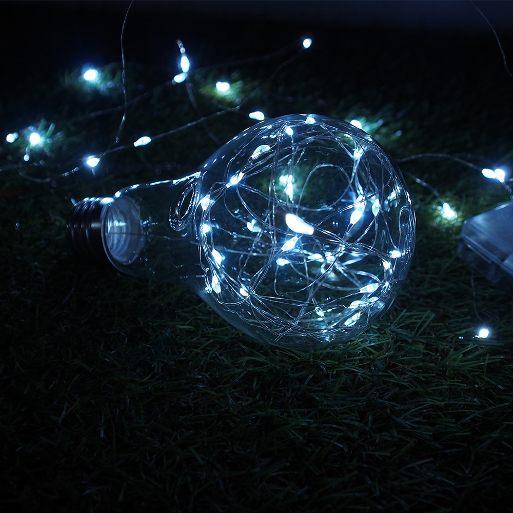 50 LED Girlianda, Šaltai Balta - Image 6