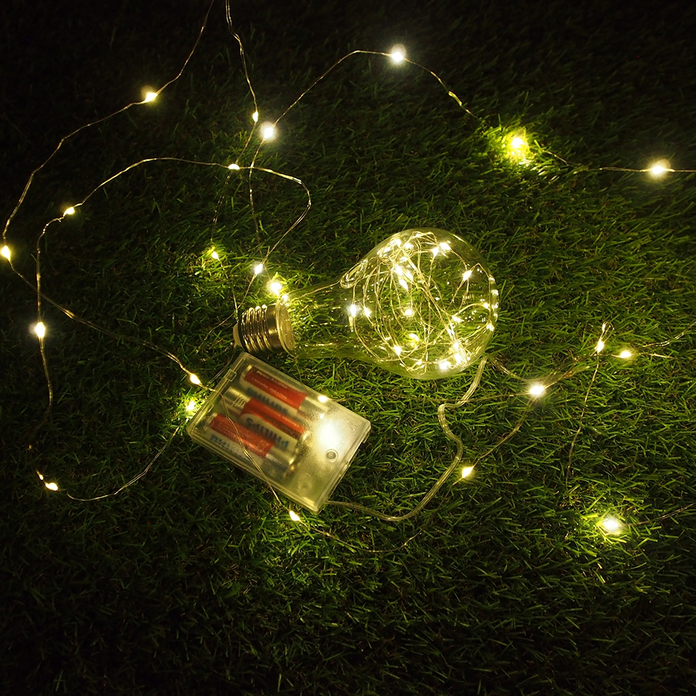 50 LED Girlianda, Šiltai Balta - Image 5