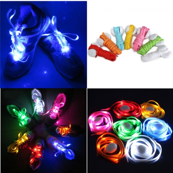 LED šviečiantys batų raišteliai - Mėlyna - Image 2